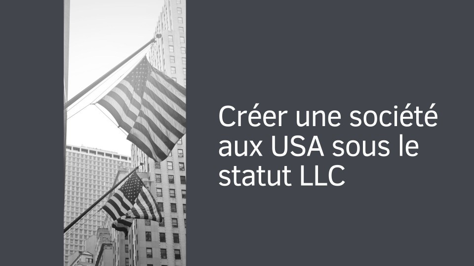 Créer une société aux usa sous le statut LLC