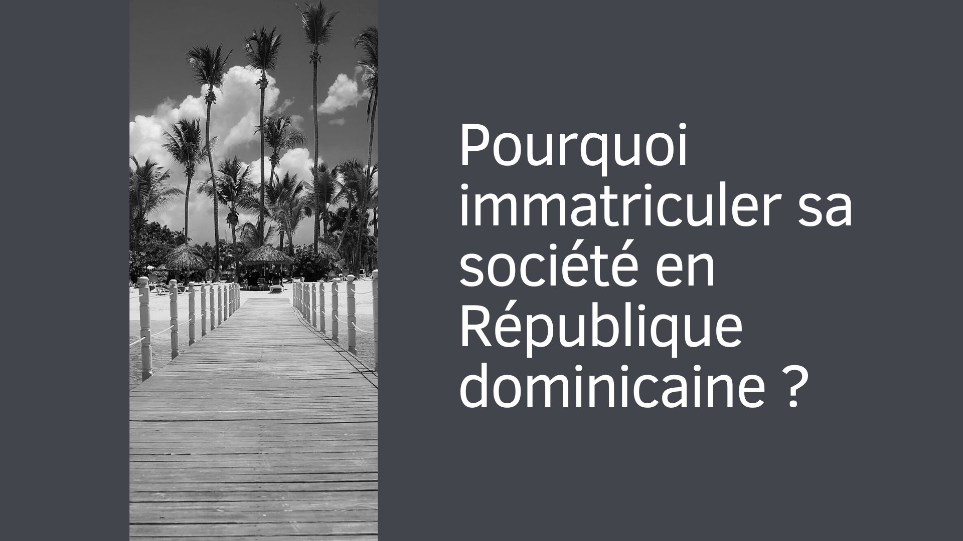 Pourquoi immatriculer sa société en République dominicaine ?