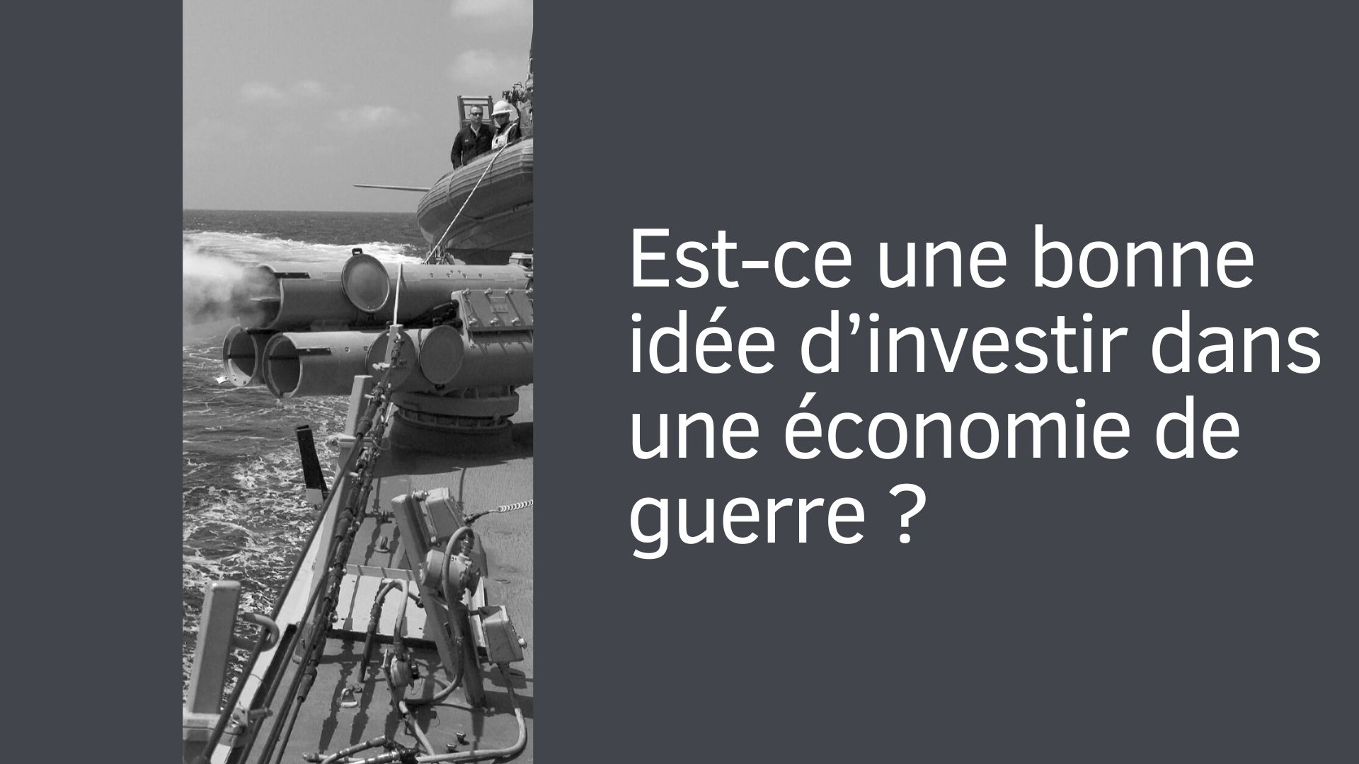 Est-ce une bonne idée d'investir dans le secteur de la défense ?