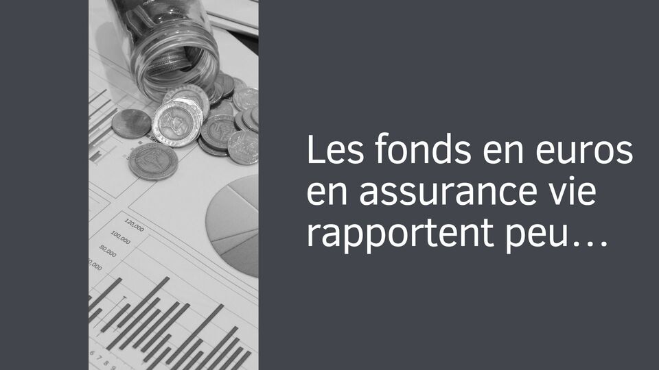 Les fonds en euros en assurance vie rapportent peu…