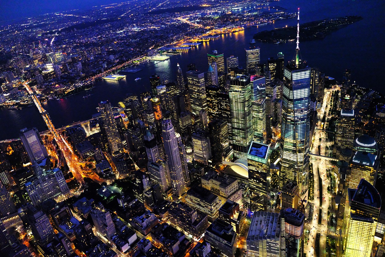 Investissement dans l'immobilier aux Etats-Unis : vue d'une ville américaine