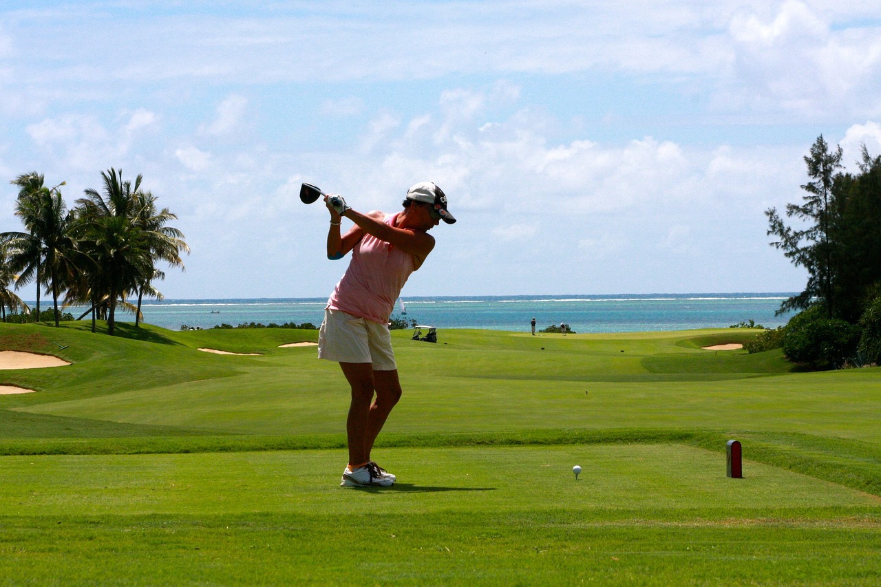 Placer l'argent de son héritage dans le secteur immobilier à l'île Maurice : vue d'un parcours de golf à l'île Maurice
