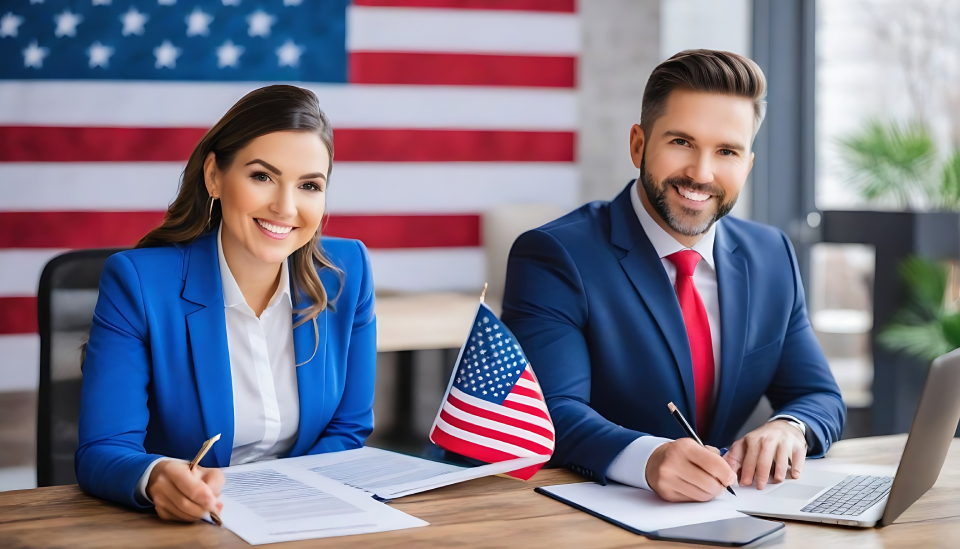 Entrepreneurs américains formant une LLC aux Etats-Unis