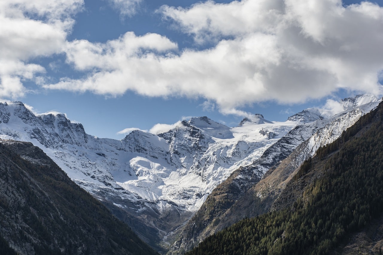 Station de ski dans les alpes italiennes