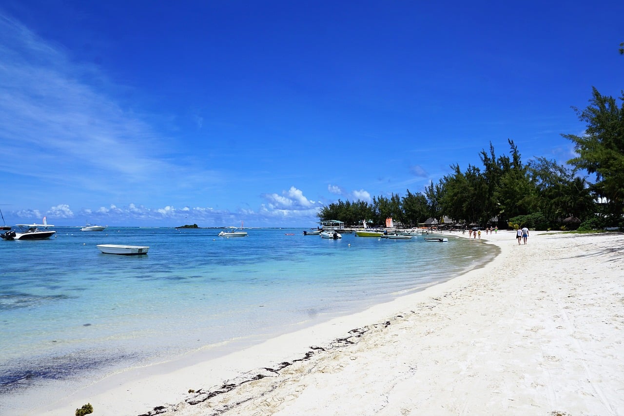 Photo d'une plage de l'île Maurice
