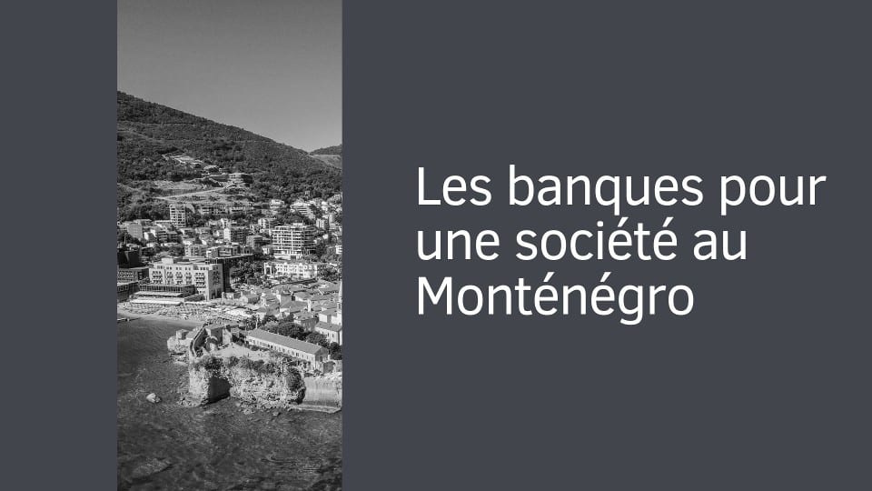Les banques pour une société au Monténégro