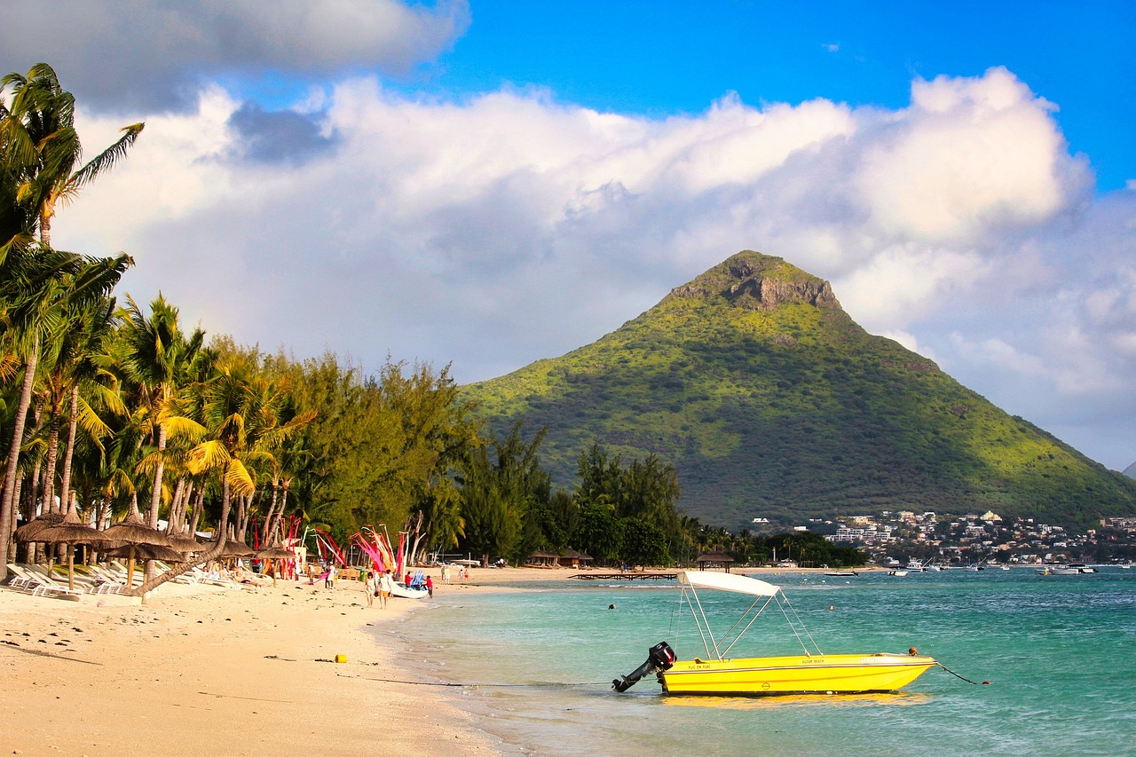 Plage de Flic en Flac à l'île Maurice