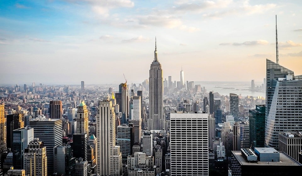 Une vue de la ville de New York