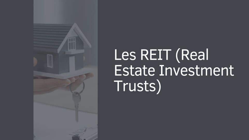 Les REIT (Real Estate Investment Trusts)