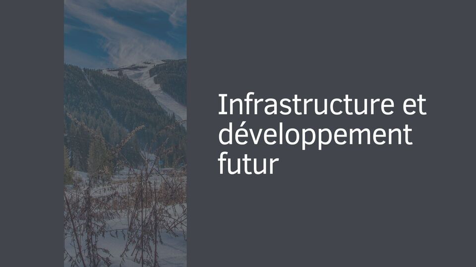 Infrastructure et développement futur