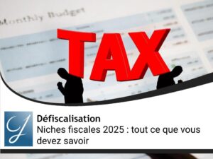 Niches fiscales 2025 : tout savoir