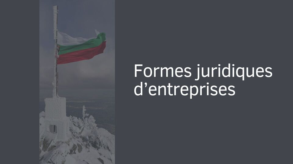 Formes juridiques d’entreprises Formes juridiques d’entreprises