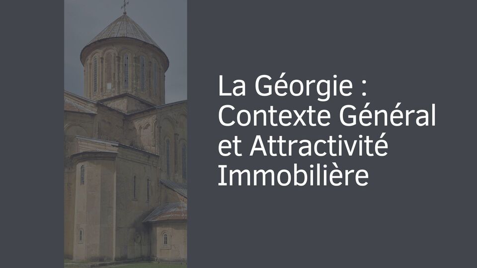 La Géorgie : Contexte Général et Attractivité Immobilière La Géorgie : Contexte Général et Attractivité Immobilière