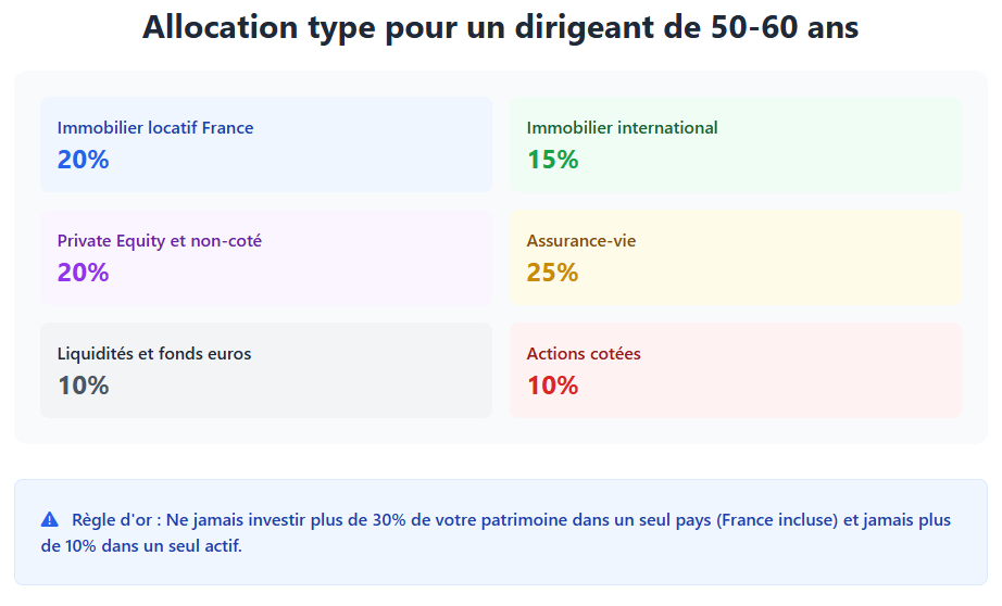 Allocation en fonction du type de dirigeant Allocation en fonction du type de dirigeant