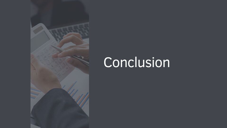 Conclusion Conclusion