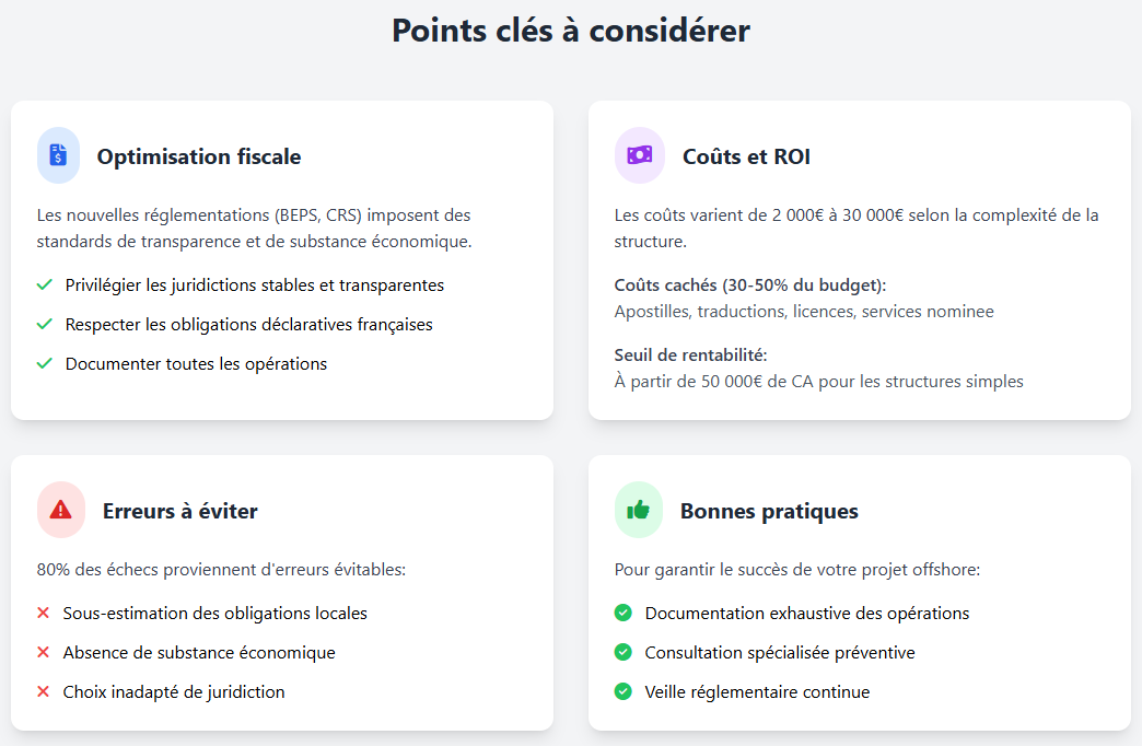 Points-clés à considérer en 2025