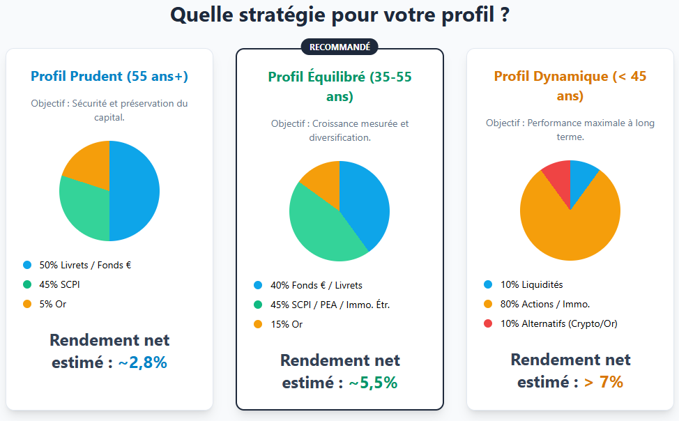 Quelle stratégie pour votre profil ? Quelle stratégie pour votre profil ?