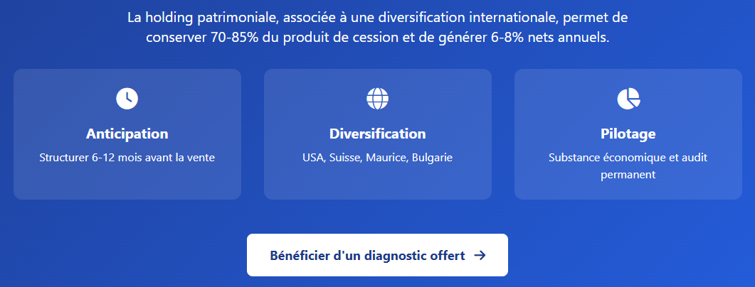 Conclusion sur la holding Conclusion sur la holding