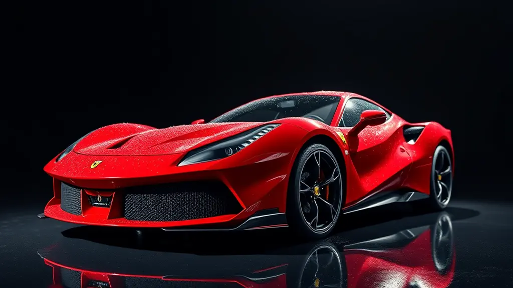 Photo d'une Ferrari Photo d'une Ferrari