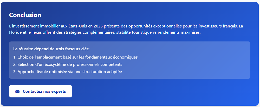 Conclusion : contact de l'équipe Conclusion : contact de l'équipe