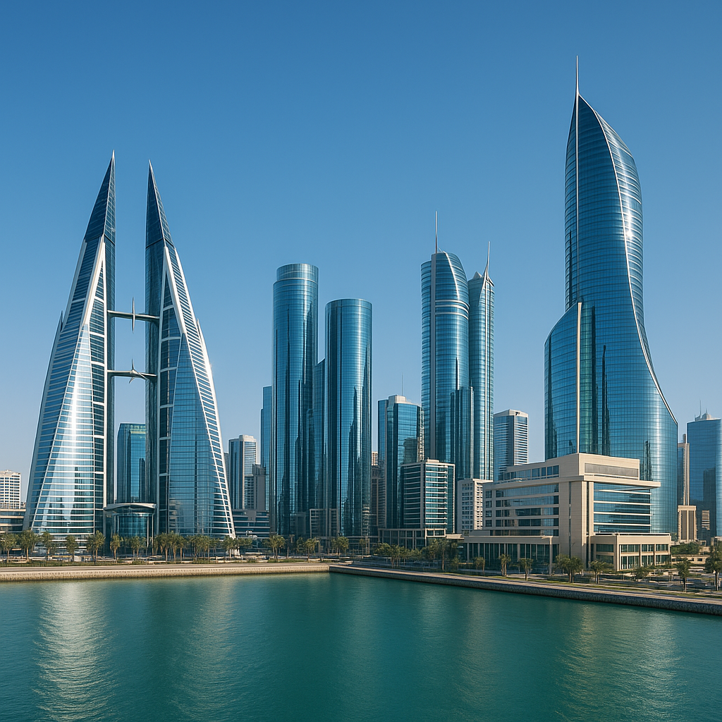 Skyline moderne de Bahreïn - destination fiscale privilégiée Skyline moderne de Bahreïn - destination fiscale privilégiée