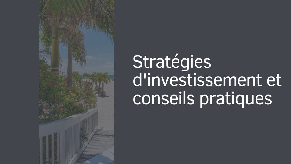 Stratégies d'investissement et conseils pratiques Stratégies d'investissement et conseils pratiques
