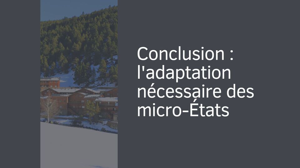 Conclusion : l'adaptation nécessaire des micro-États Conclusion : l'adaptation nécessaire des micro-États