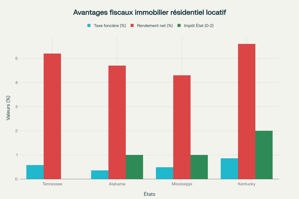 Avantages fiscaux pour l'investissement immobilier résidentiel locatif par État Avantages fiscaux pour l'investissement immobilier résidentiel locatif par État