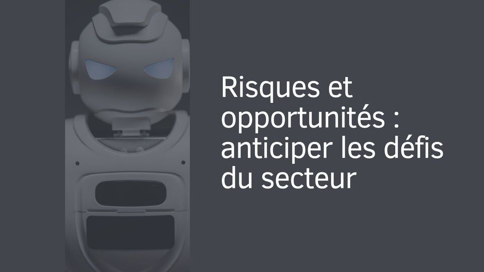 Risques et opportunités : anticiper les défis du secteur Risques et opportunités : anticiper les défis du secteur
