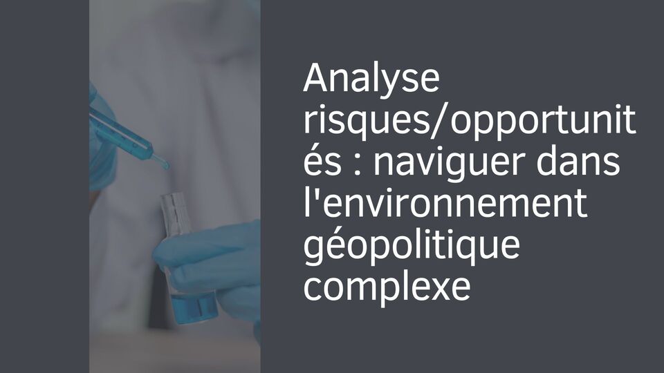 Analyse risques/opportunités : naviguer dans l'environnement géopolitique complexe