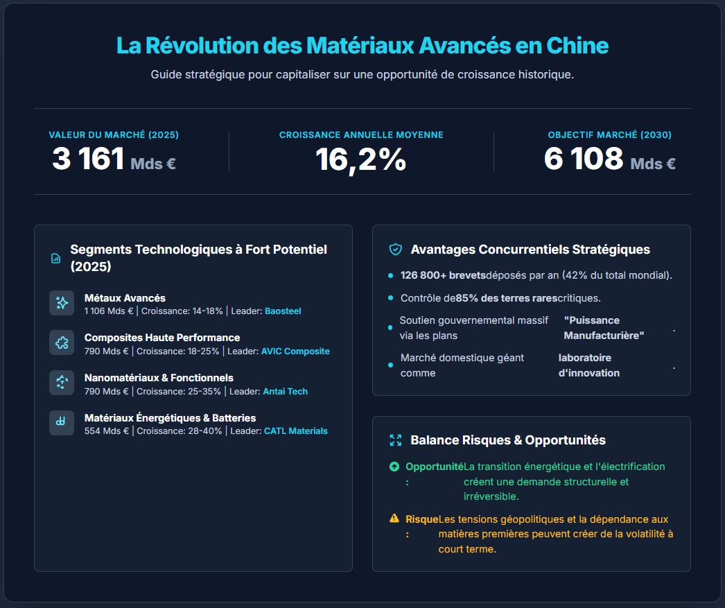 Révolution des matériaux avancés Révolution des matériaux avancés