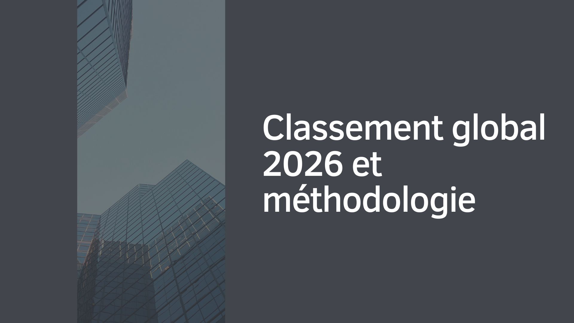 Classement global 2026