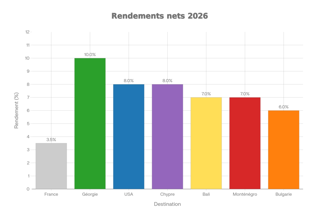 Rendements nets 2026 Rendements nets 2026