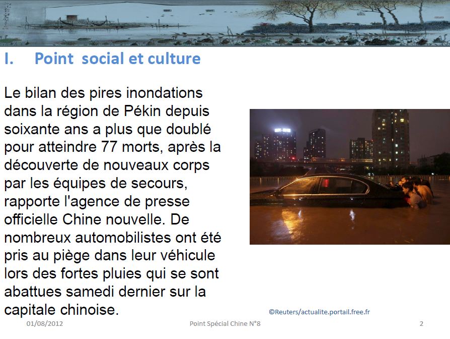 Point social et culture