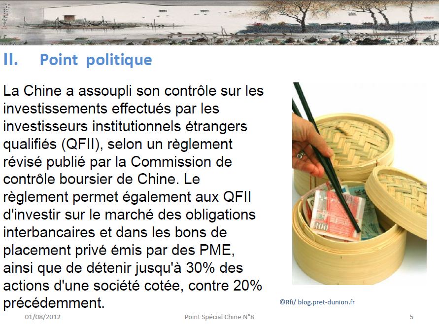 Point politique en Chine
