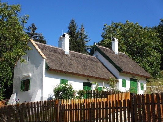 Une maison typique en Hongrie