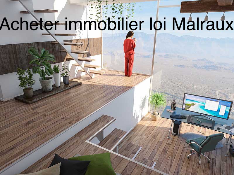 acheter immobilier loi malraux