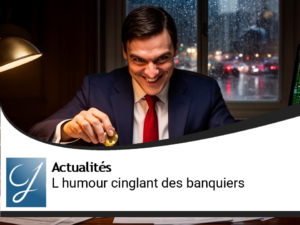 L&rsquo;humour des placements des banquiers