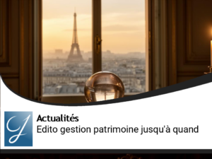 Edito gestion de patrimoine : jusqu&rsquo;à quand?