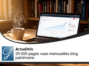 20000 pages visitées par mois sur le blog gestion de patrimoine!