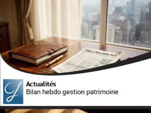 Bilan de la semaine gestion de patrimoine!
