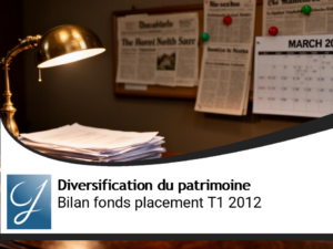 Bilan des fonds de placement premier trimestre 2012