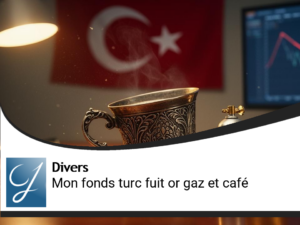 Mon fonds de placement est turc, il n&rsquo;aime pas l&rsquo;or, le gaz et boire du café