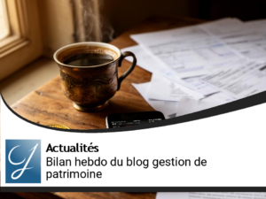 Bilan de semaine avec le blog gestion de patrimoine