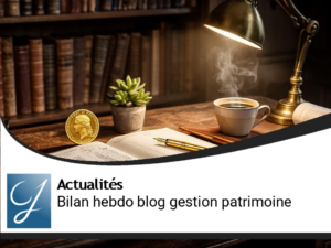 Bilan de semaine pour le blog gestion de patrimoine
