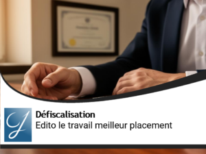 Edito : le travail, le meilleur placement!