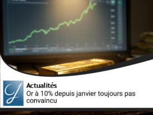 Un placement à 10% depuis le début de l&rsquo;année : vous ne voulez toujours pas d&rsquo;or?