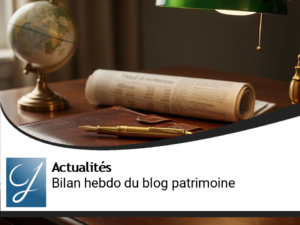 Le bilan de la semaine sur le blog gestion de patrimoine