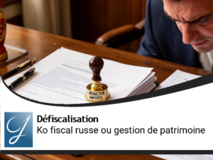 Ko en gestion de patrimoine ou "Kdo" fiscal en Russie ? Gérard assome Duflot!