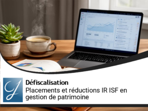Idée gestion de patrimoine : placement et réductions IR et ISF